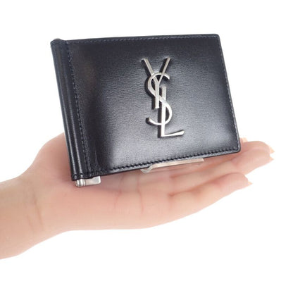 Saint Laurent Cassandra Card Holder Bifold With Money Clip 4856300sx0e1000 Card
