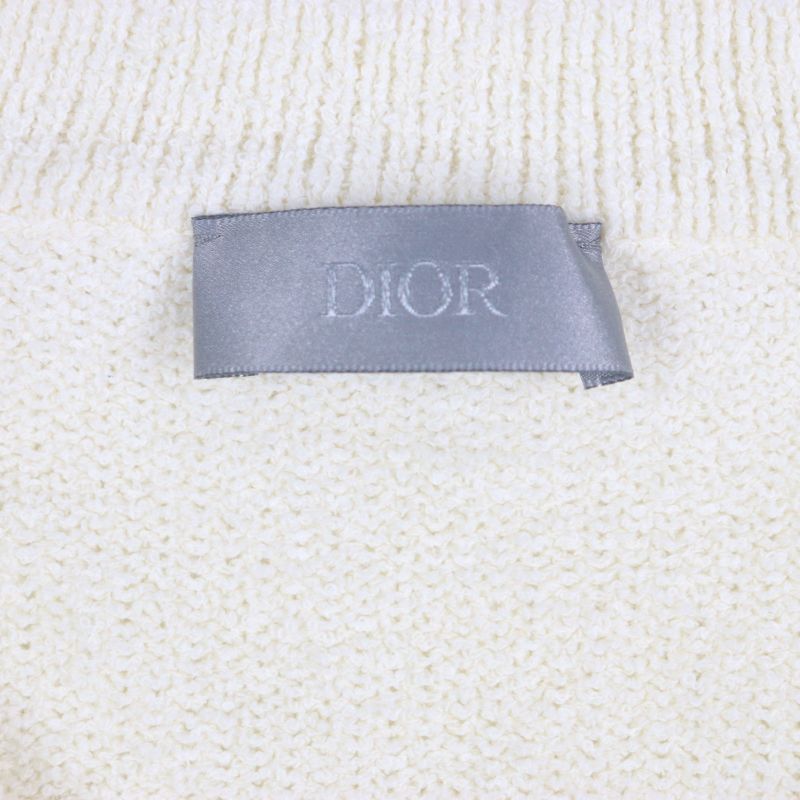  DIOR Homme 313m657at498 ERL Crewneck Rabbit Patch Logo Embroidery Pile Fabric