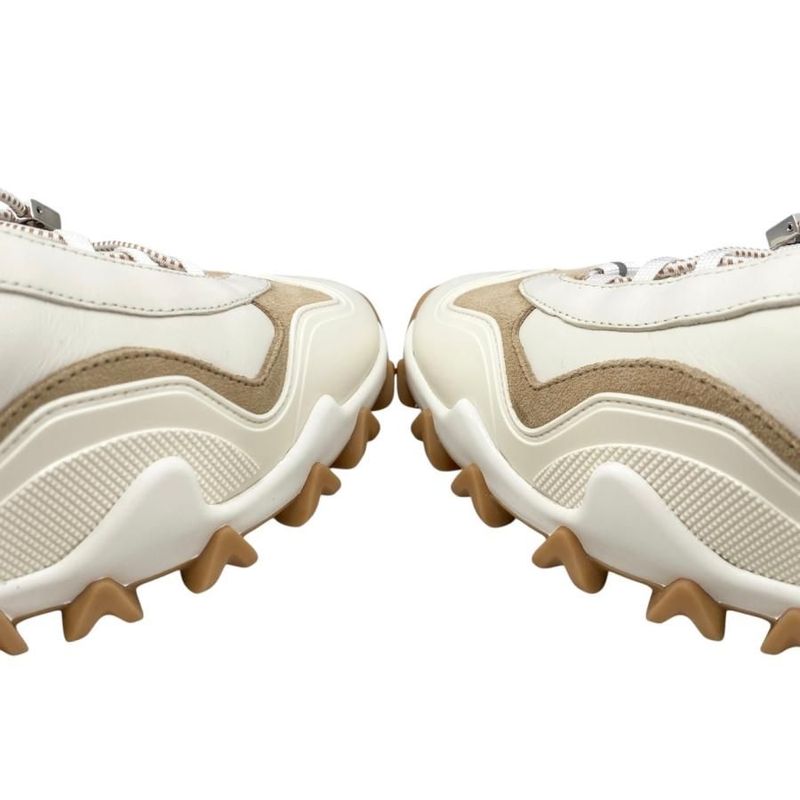 Louis Vuitton Sneakers LV Rush Line 1acxl0 36 Size Calf Leather Cles Beige