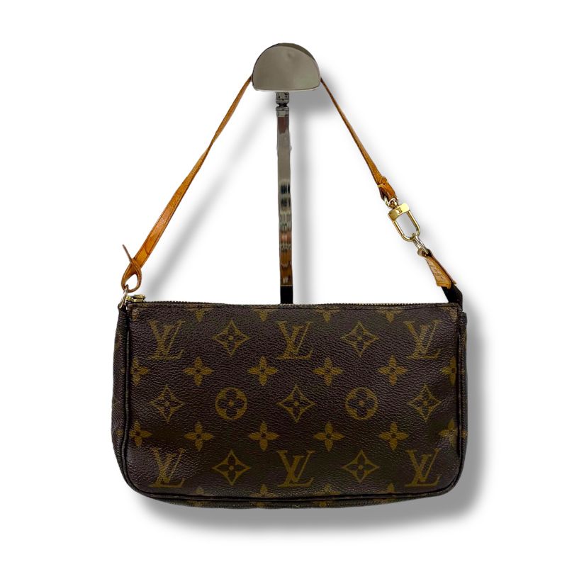 Louis Vuitton Accessoire Pochette Monogram Leather Accessory Pouch Mini Handbag
