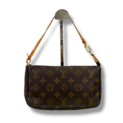 Louis Vuitton Accessoire Pochette Monogram Leather Accessory Pouch Mini Handbag