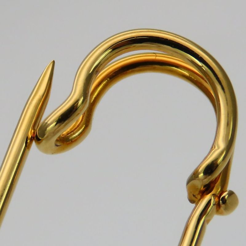 Hermes Brooch Serie Metal Gold Plated Small Accessories Ladies Women Hermes