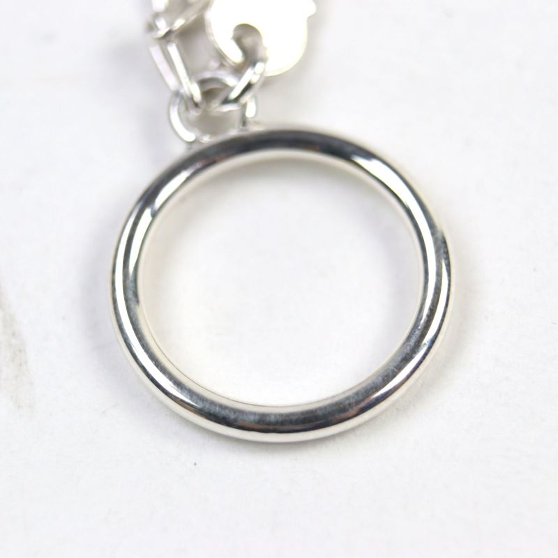 Hermes Alfa Kelly Ag925 Clochette Cadenas Double Ring - Ring Accessory Silver