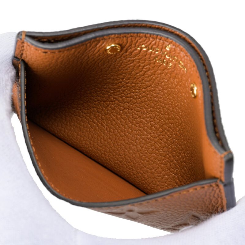 Louis Vuitton Card Case Porte Culte Surple Cognac