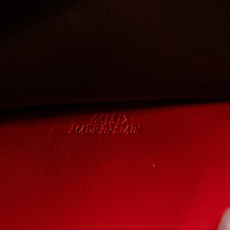 Loewe Barcelona Crossbody Shoulder Bag Red Leather Women's Loewe