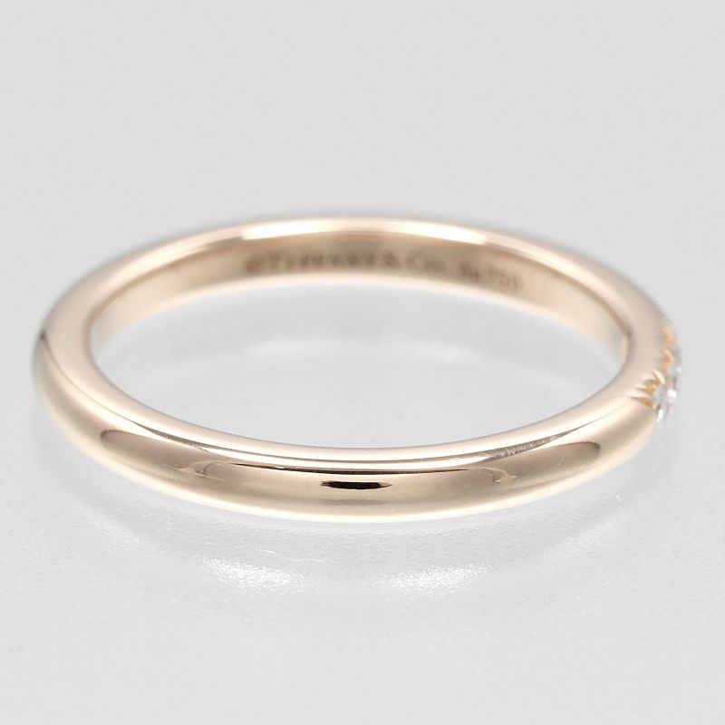 Tiffany & Co Forever Wedding Classic Band 2mm (0.08in) Model 18K Pink Gold X 3P