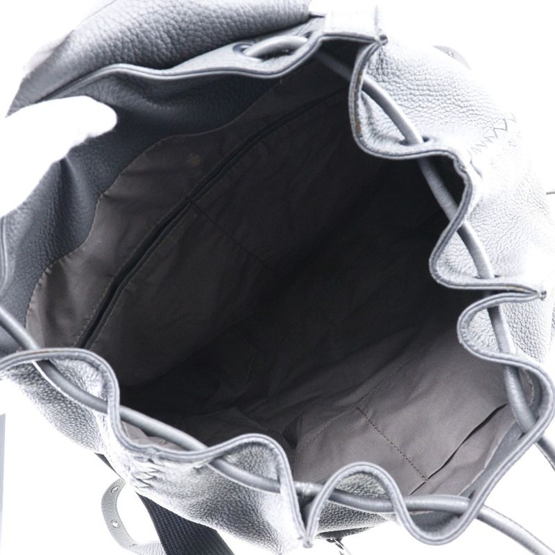 Bottega Veneta Bottega Veneta Intrecciato Calf Gray Unisex Backpack/daypack