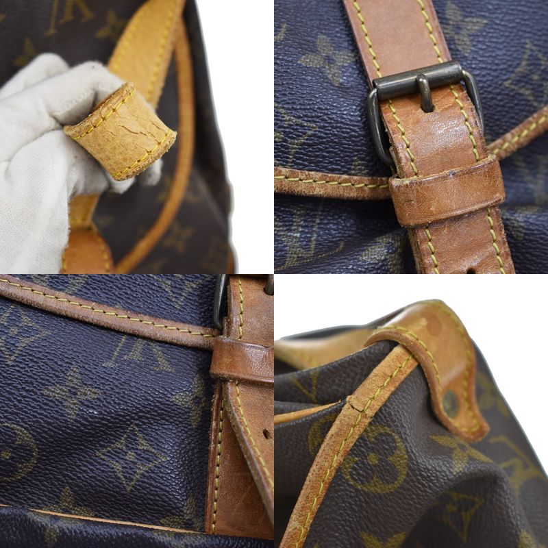 Louis Vuitton Saumur 35 Shoulder Bag Monogram Leather M42254 80kb027