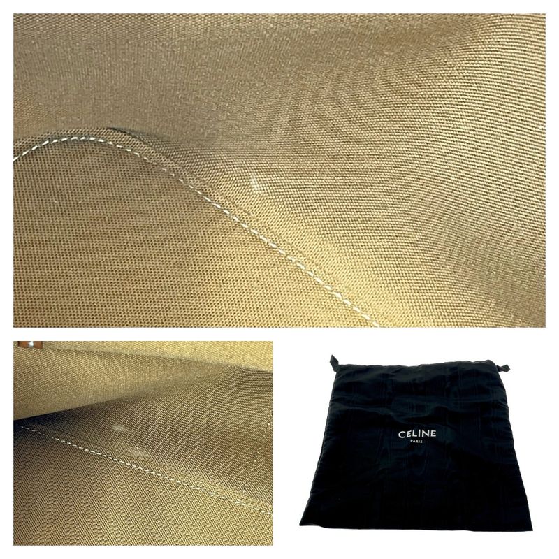 Celine Triomphe Canvas Medium Cabas Shoulder Bag Brown 408582 Shoulder Bag