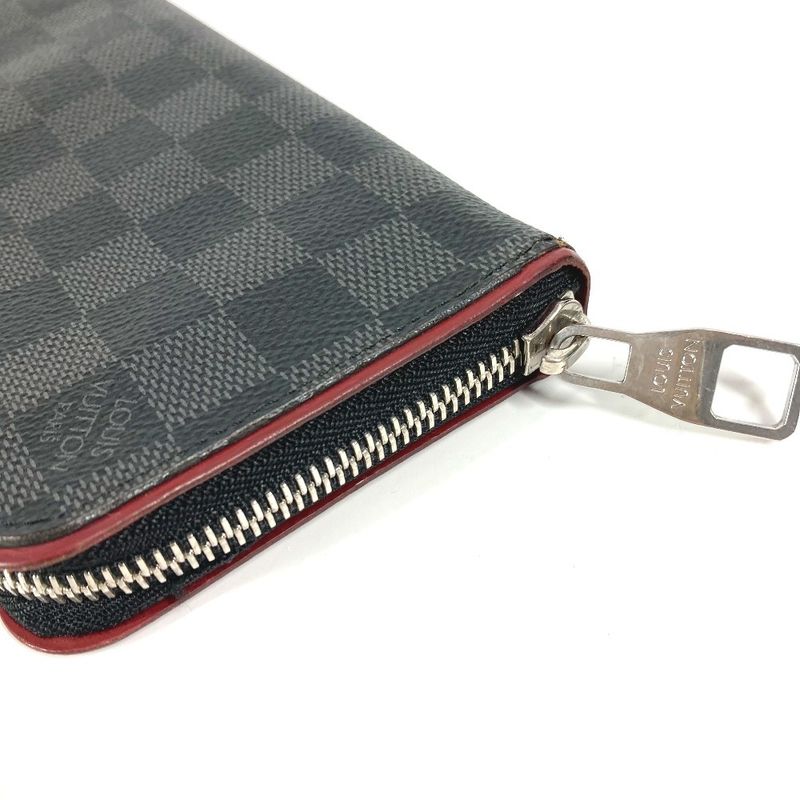 Louis Vuitton Long Wallet Zippy Wallet Vertical N63304 Damier Graphite Canvas