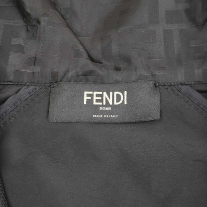 Fendi Ff Logo Stripe Nylon Blouson Faf577 Abtb Black XS