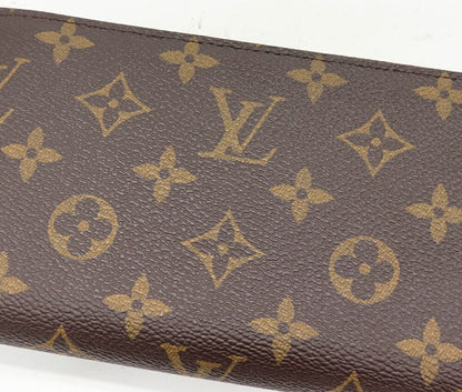 Louis Vuitton Round Zipper Long Wallet With Change Pocket Monogram Coclico
