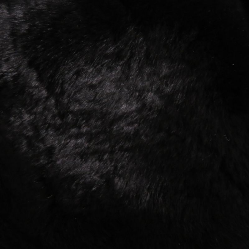 duvetica Duvetica Carysdue Lekkis Rabbit Fur Hooded Down Coat Navy 38 Made In