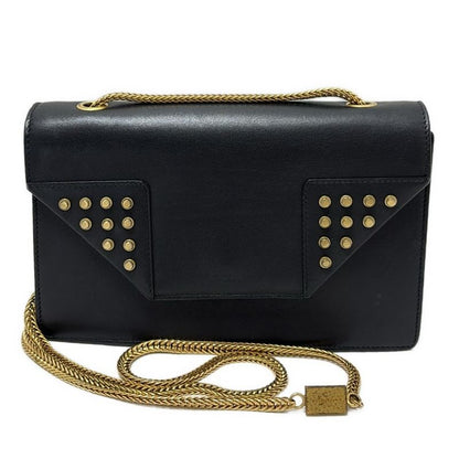 Saint Laurent Paris Shoulder Bag Betty 315681 Black Studded/chain Shoulder
