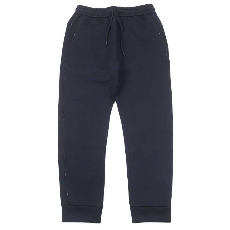 Fendi 2021 Fb0599 Track Pants With Logo Sideline Back Pockets Dark Navy 48 Made