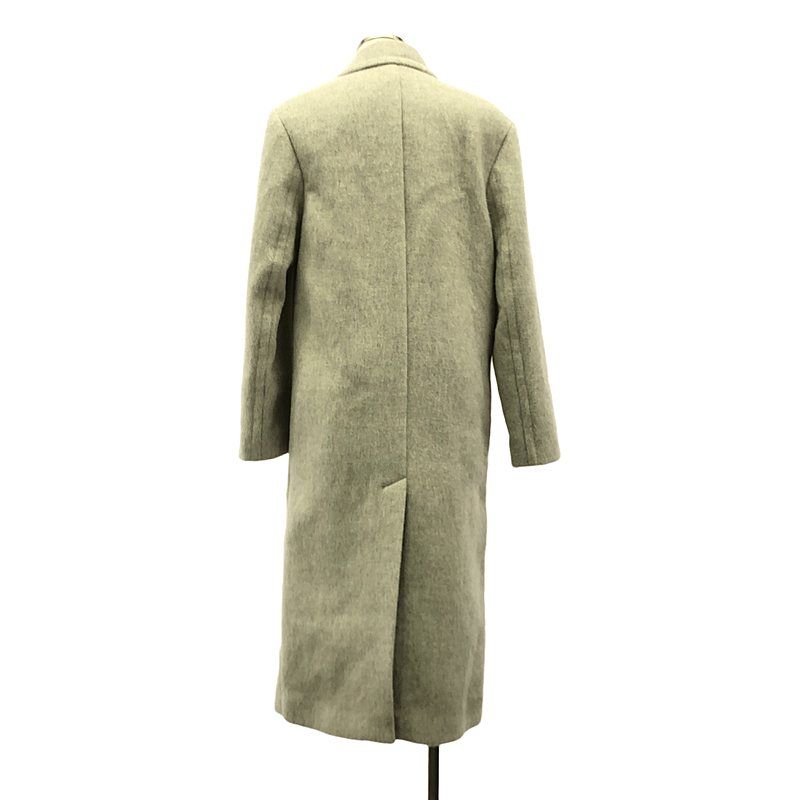 Loewe - 2024aw - Llama Wool Double Breasted Coat - 44 - Gray - Mens