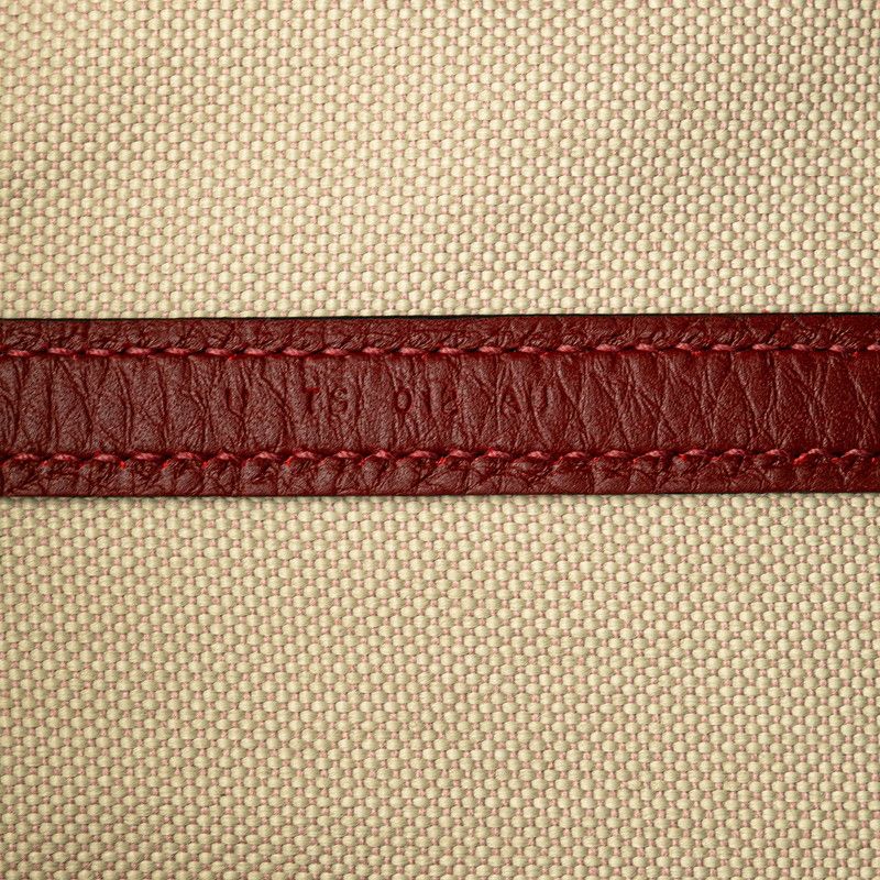 Hermes Pur Sangle Beige Red Brown Taurillon Clemence Toile Military Women Hermes