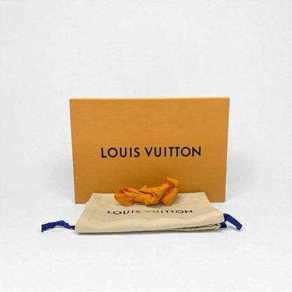 Louis Vuitton Run Away Line Monogram Sneakers Shoes Leather White Gold Brown