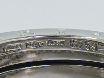Authentic Bulgari Bvlgari B-zero1 750 WG Ring 59 17 White Gold Accessories