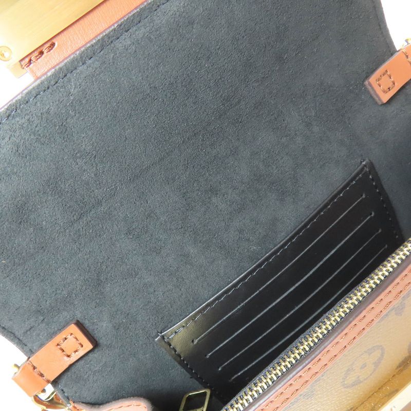 Louis Vuitton M68746 Porte Feuille Dauphine Shoulder Bag Monogram Reverse Women