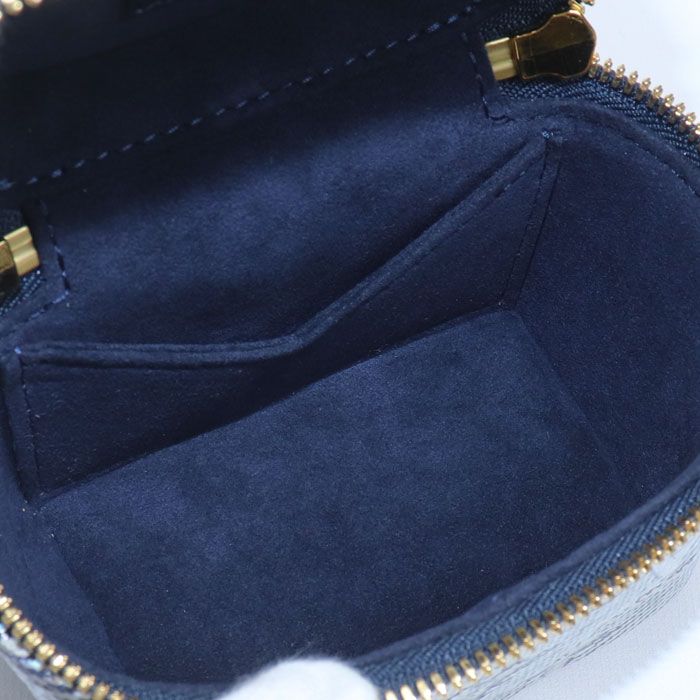 Louis Vuitton Monogram - Laminated Jacquard Micro Vanity Shoulder Bag - Navy