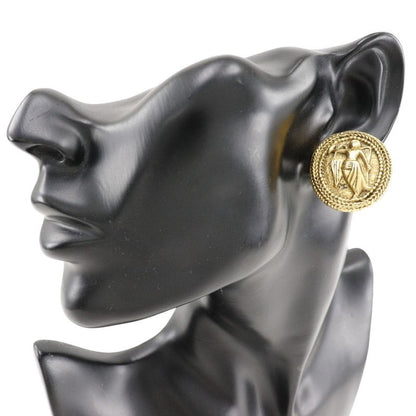 Chanel Angel Coco Mark Vintage Gold Plated Ladies 19.3g Earring
