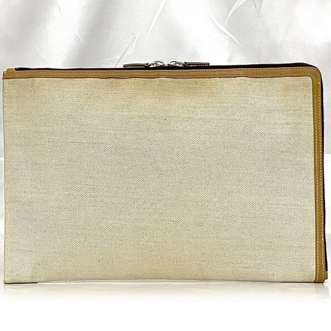Balenciaga Clutch Bag Beige Natural