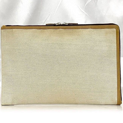 Balenciaga Clutch Bag Beige Natural