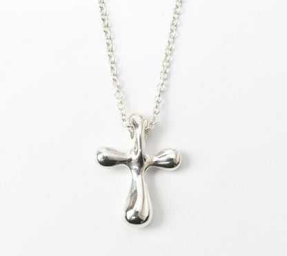 Tiffany & Co Necklace Pendant Silver Tiffany & Co Elsa Peretti Cross Motif