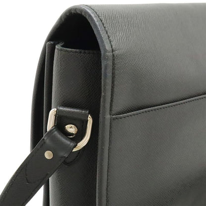 Louis Vuitton Taiga Alexei Shoulder Bag Crossbody Ardoise Black Silver Hardware