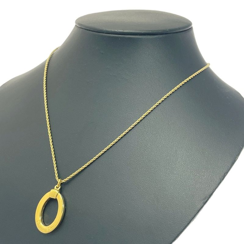 Christian Dior GP Oval Necklace Gold 459549 Necklace