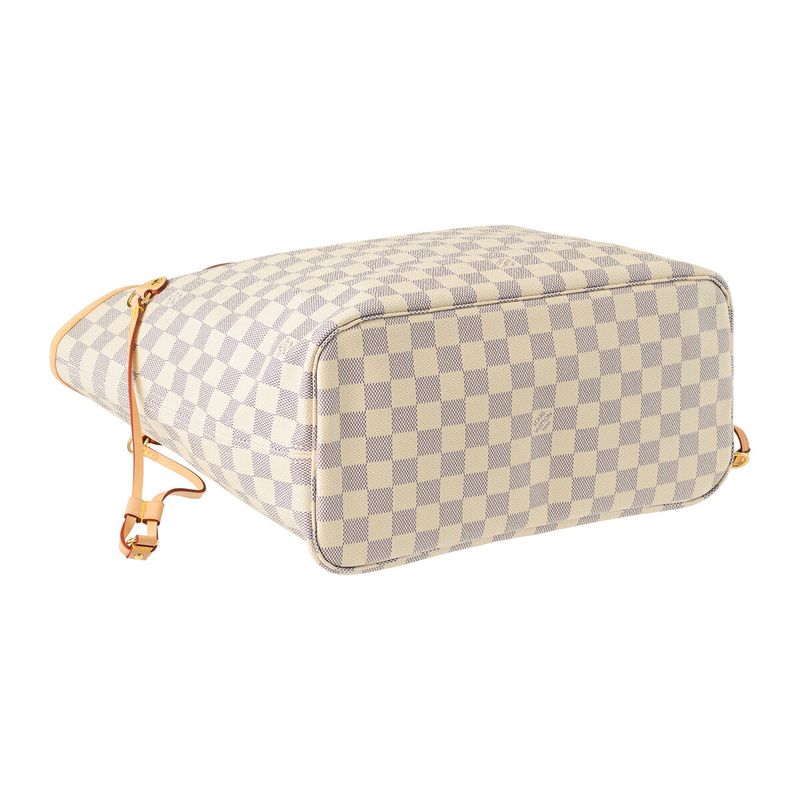 Louis Vuitton Tote Bag Neverfull MM Azure / Rose Beige