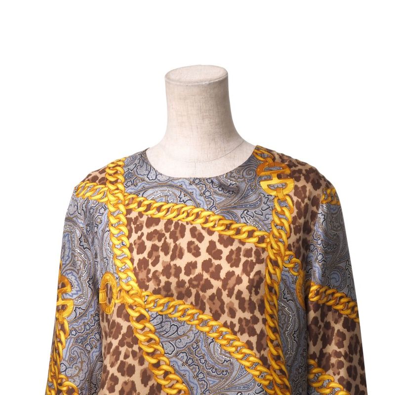 OLD Celine Old Celine Vintage Blouse Size 38 All Silk Scarf Pattern Paisley
