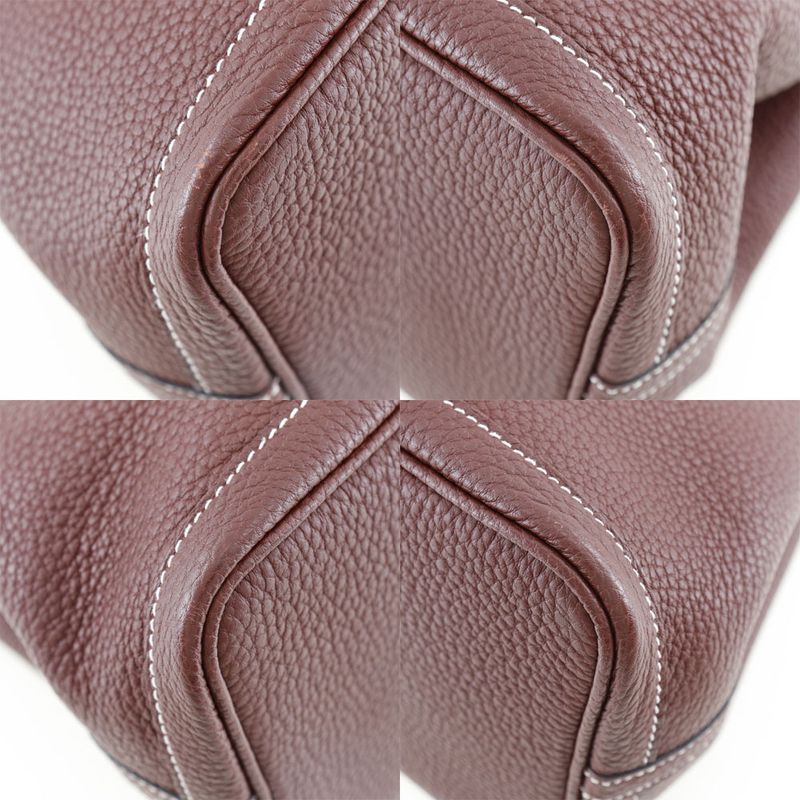 Hermes Garden Party TPM Country Rouge Ash Wine Red C Ladies Handbag