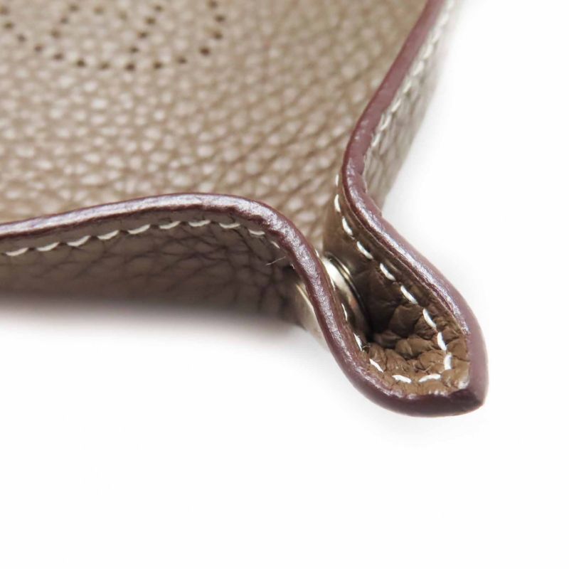 Hermes Vid Poche Mini Meuse Et Loulance Desk Taurillon Clemence Silver