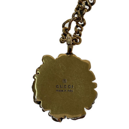 Gucci Necklace with Lion Head Pendant Gold