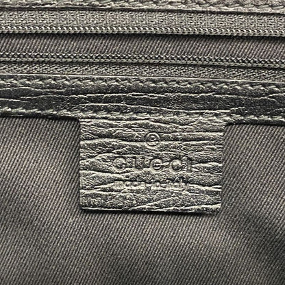 Gucci Tote Bag GG Canvas/bamboo 112526 Canvas Black Pin Cles Deuce