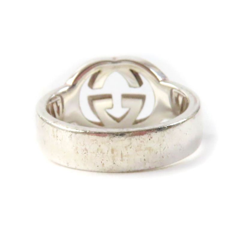 Gucci Sv925 Interlocking G Ring Ring / Accessories Silver /