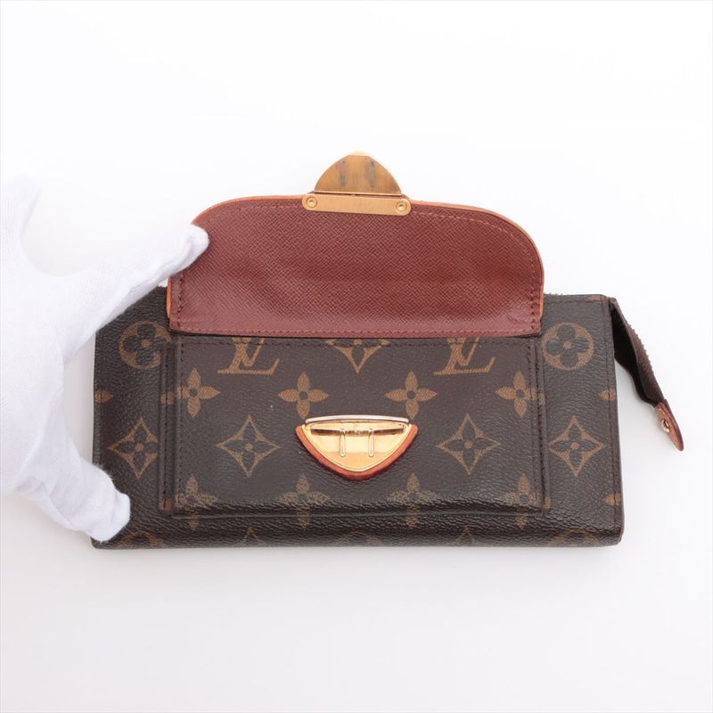 Louis Vuitton Monogram Portefeuille Astrid Zippy Wallet Long Wallet M61781
