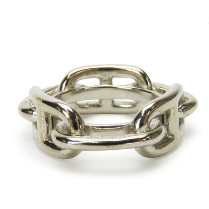 Hermes Scarf Ring Chaine D'ancre Metal Silver Accessory Small Item Ladies Women