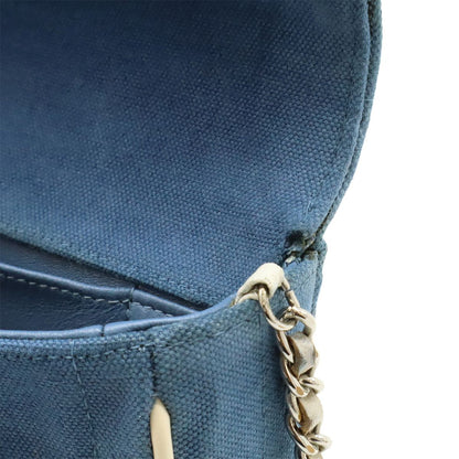 Chanel Chocobar Chain Shoulder Shoulder Bag One Shoulder Shoulder Canvas