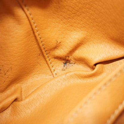 Celine Vanity Bag Macadam PVC Brown Gold Hardware Women