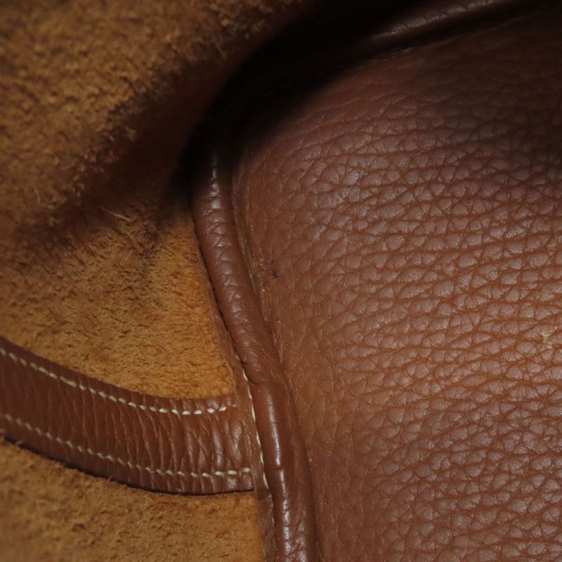 Hermes Picotin Lock PM Gold Silver Hardware Handbag Taurillon Women