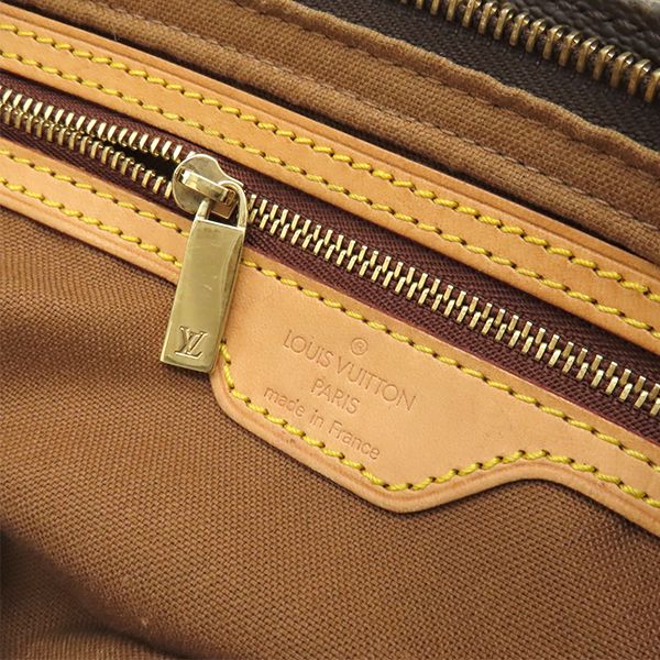 Louis Vuitton Shoulder Bag Trotter Monogram Canvas Monogram Gold Hardware Tea