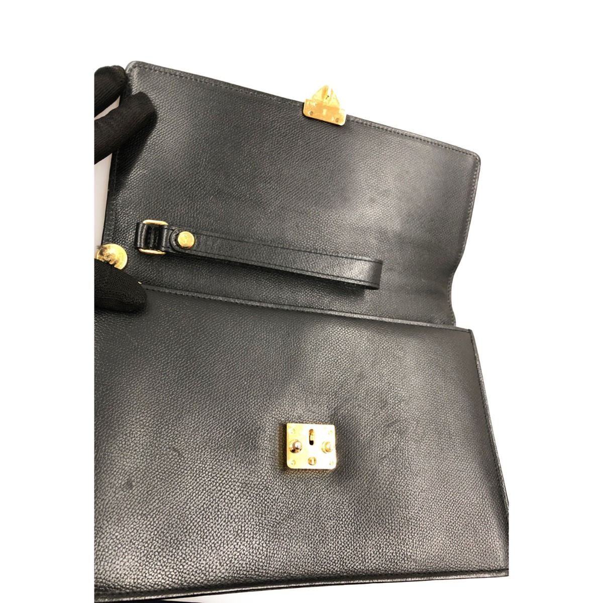 Yves Saint Laurent Clutch Bag Second Bag Black