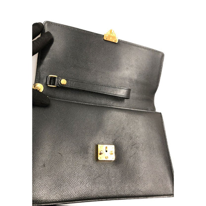 Yves Saint Laurent Clutch Bag Second Bag Black