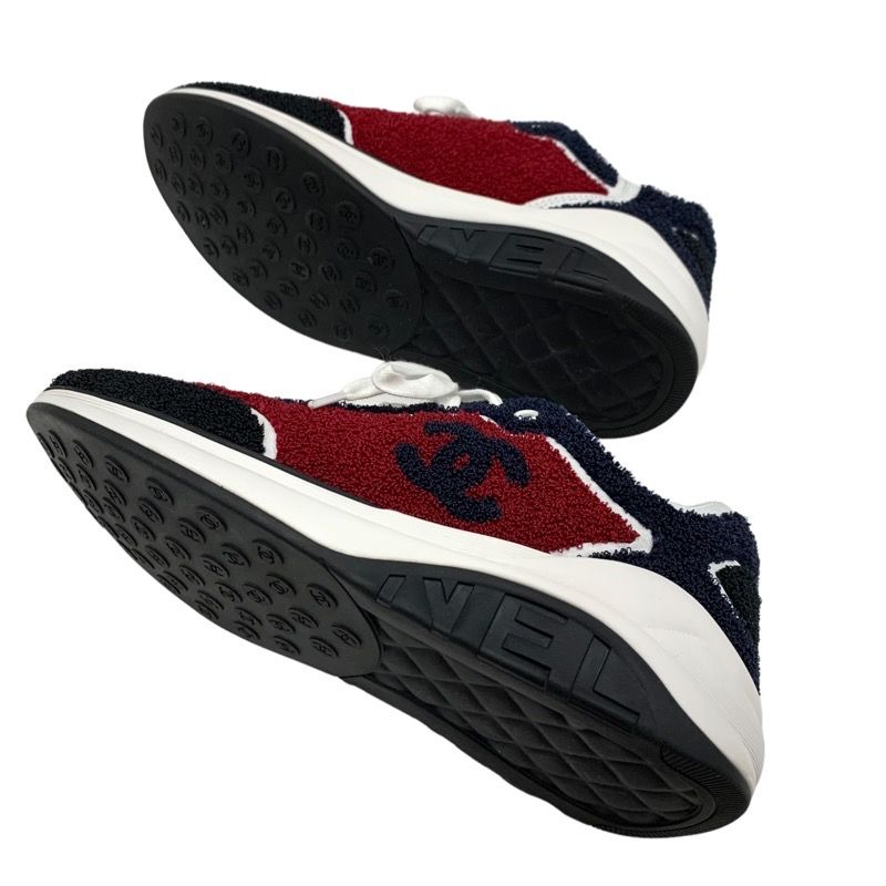 Chanel Sneakers Shoes Pile Coco Mark Multicolor Men's