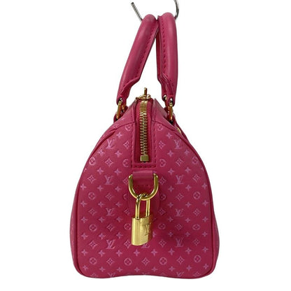 Louis Vuitton Handbag Nanogram Speedy Bandoliere 20 M22286 Rose Leather Cowhide
