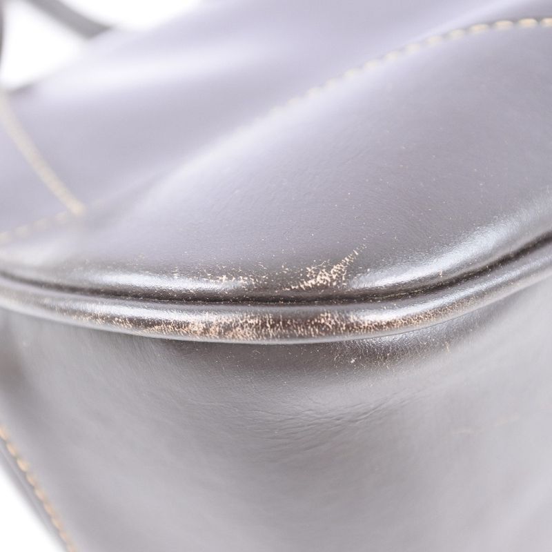 Gucci Vintage Calf Brown Women's Shoulder Bag