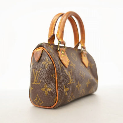 Louis Vuitton Handbag Monogram Mini Speedy M41534 Brown Ladies